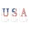 Glitzhome® 45" Patriotic America USA Yard Stake Set